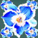 Vegetable flowers logo