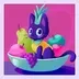 Cat 'n fruits logo