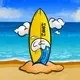 Surfboard logo