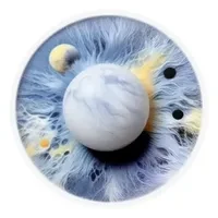 AI Dreams of the Eyes of Its Creator by Marc Quinn logo