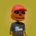 Skeleton Pepe logo