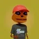 Skeleton Pepe logo