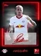 RB Leipzig Angeliño Base Players Team Color 14 Static Facsimile Signature Rare logo