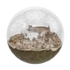 2022 Commemoration 3D Snow Globe Wood 1 Common logo