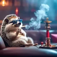 hedgehog smokes logo