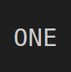 ONE logo