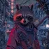 OB1 RONIN RACOON logo
