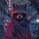 OB1 RONIN RACOON logo