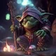 cute wizard logo