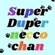 super-duper necco-chan logo