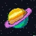 Pixel Planets logo