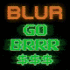 Blur Go Burr logo