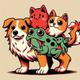DOG•CAT•PEPE•INU logo