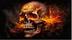 RUNES•SKULL•ON•FIRE logo
