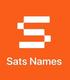SATS•NAMES•COMMUNITY logo