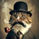 CAT•WIF•MOUSTACHE logo