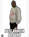 JUST•HANGIN•AROUND logo