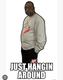 JUST•HANGIN•AROUND logo