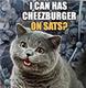 CHEEZBURGER•ON•SATS•HAPPY•CAT logo