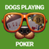 DOGS•PLAYING•POKER logo