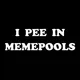 I•PEE•IN•MEMEPOOLS logo
