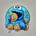 BITCOIN•COOKIE•MONSTER logo