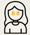THE•DEV•IS•A•GIRL logo