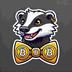 BOW•TIED•HONEY•BADGER logo