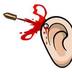 THE•EAR•MUST•STAY•ON logo