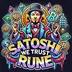 IN•SATOSHI•WE•TRUST•RUNE logo