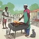 HAITIAN•CAT•BBQ logo