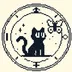 CAT•WITH•A•BUTTERFLY logo