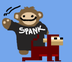 SPANK•THE•MONKE logo
