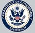 DEPT•OF•GOVT•EFFICIENCY logo