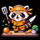 TANUKI•THE•NINJA•CHEF logo
