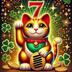 LUCKY•CAT•SEVEN logo