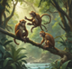 MONKEYS•IN•CAROLINA logo