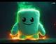 Fluffi on Tron logo