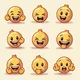 Funny emoticons logo