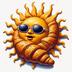 Sun croissant  logo