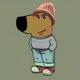 $CHILL GUY WIF HAT logo