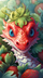 Strawberry dragon logo