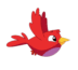 random chilling bird  logo