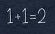 1+1=2 logo