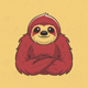 lazy sloth logo