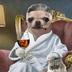 Smoking Mafia Dog logo