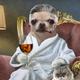 Smoking Mafia Dog logo