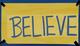 Believe logo