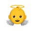 Baby Jesus Emoji 👼  logo