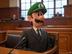 Luigi in court logo